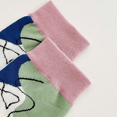 Abstrakte Freizeit-Socken