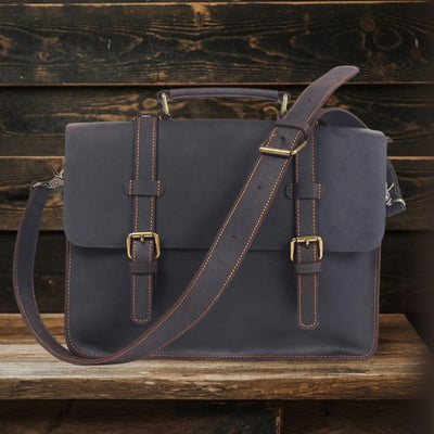 Wiebke | Leder-Kuriertasche