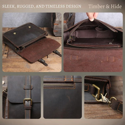 Wiebke | Leder-Kuriertasche