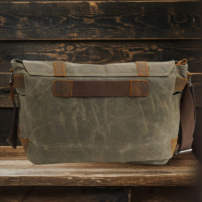 Xaver | Canvas-Laptoptasche mit Schultergurt