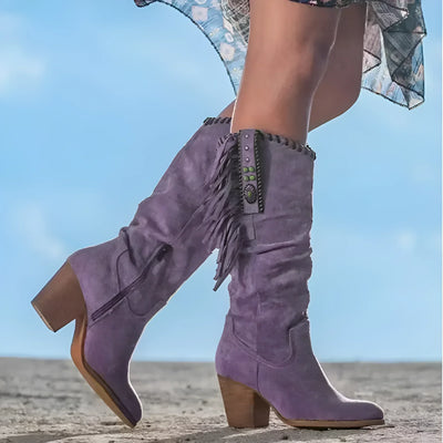Zeno™ - Cowboy-Stiefel aus echtem Leder