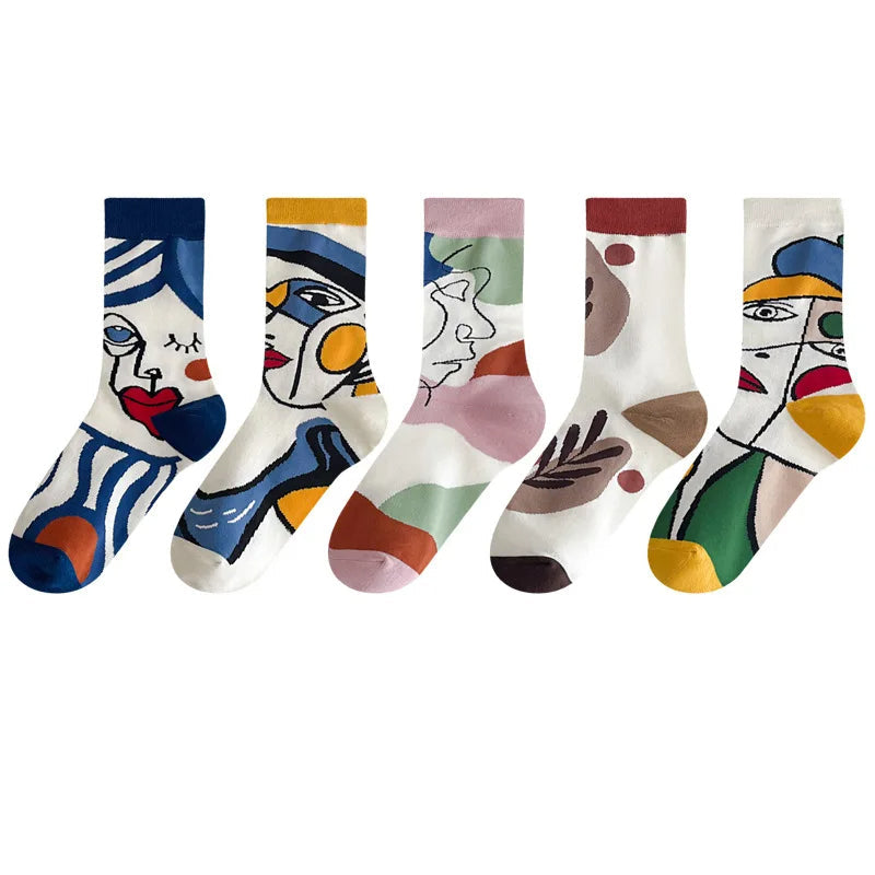 Abstrakte Freizeit-Socken