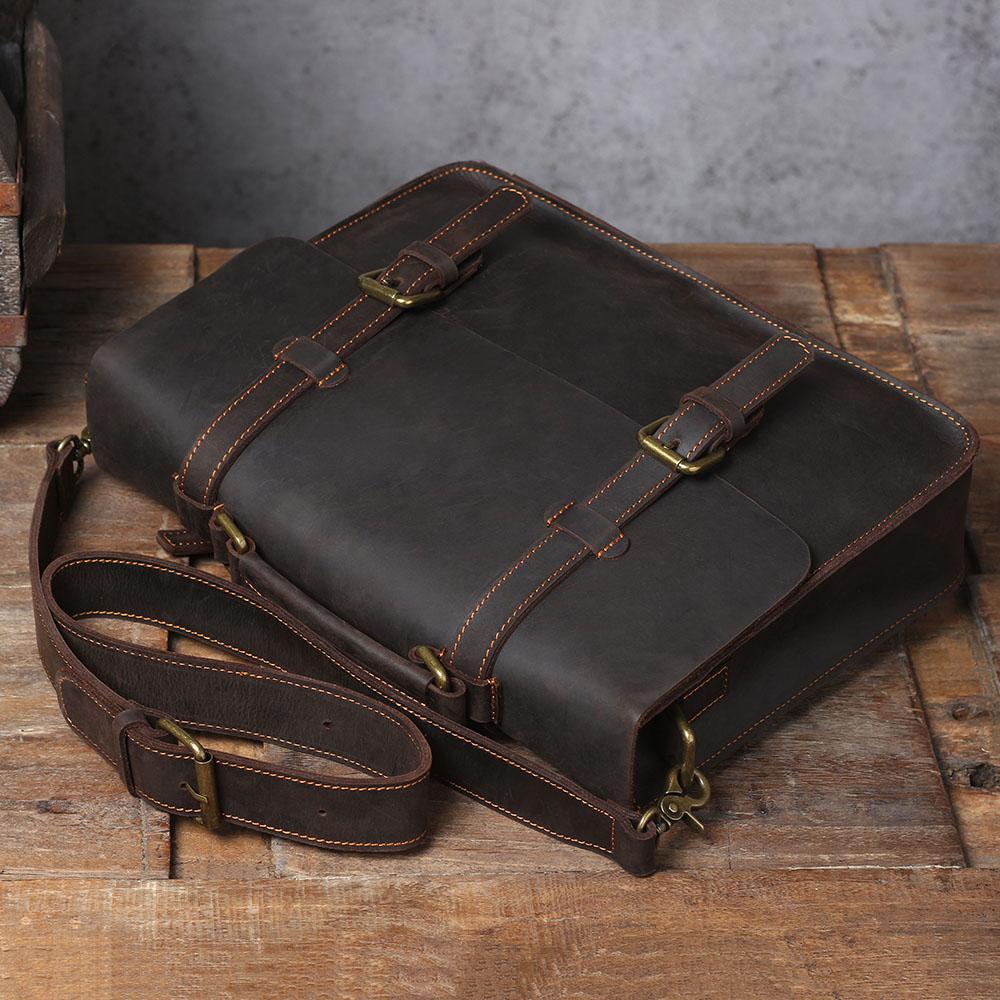 Wiebke | Leder-Kuriertasche