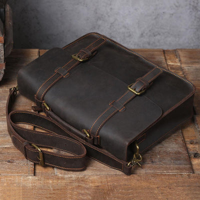 Wiebke | Leder-Kuriertasche
