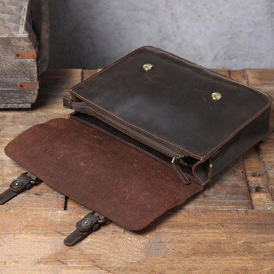 Wiebke | Leder-Kuriertasche