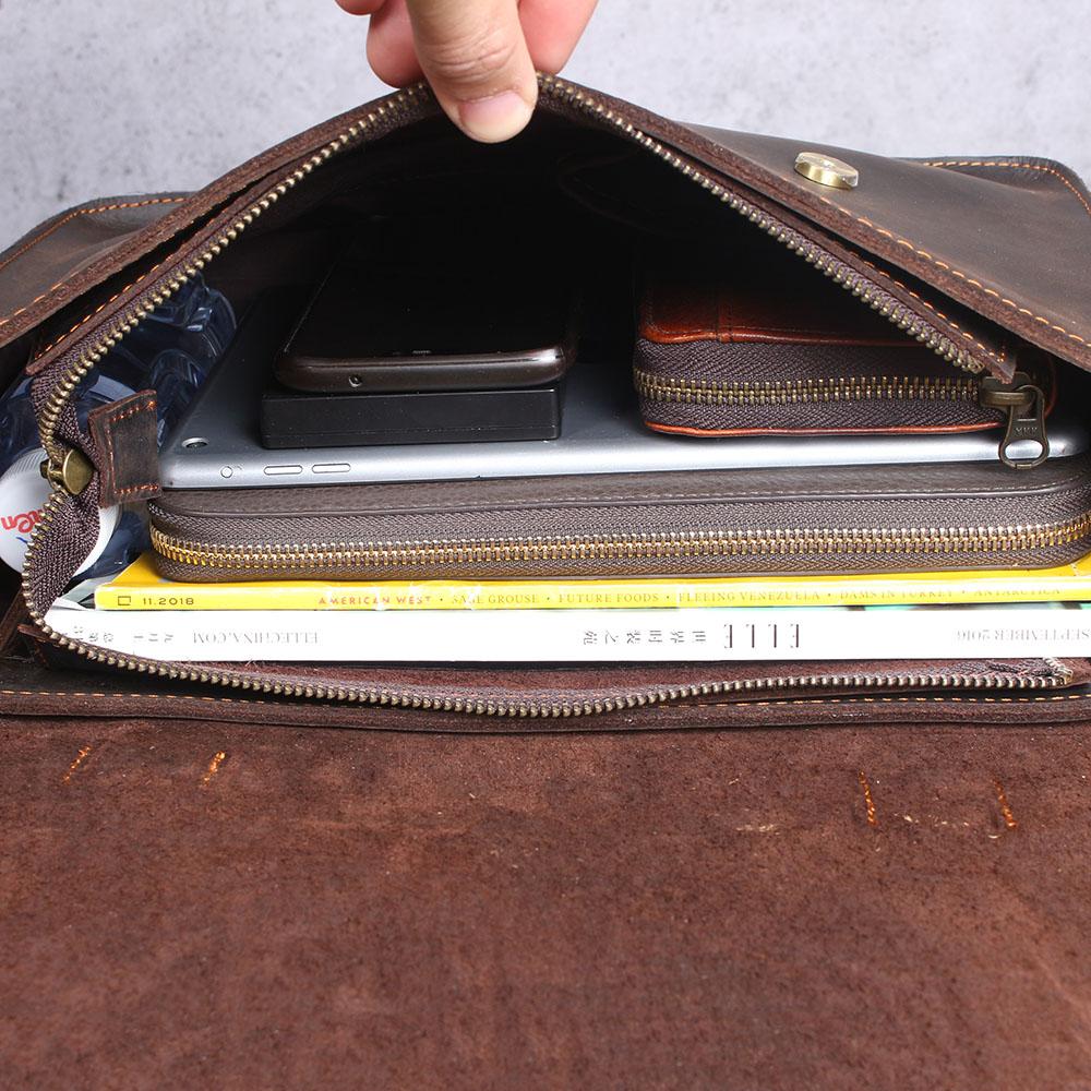 Wiebke | Leder-Kuriertasche