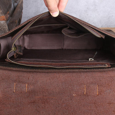 Wiebke | Leder-Kuriertasche