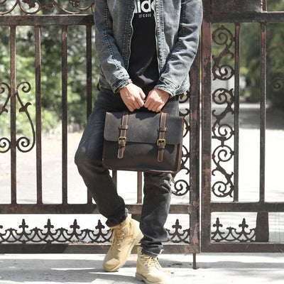 Wiebke | Leder-Kuriertasche