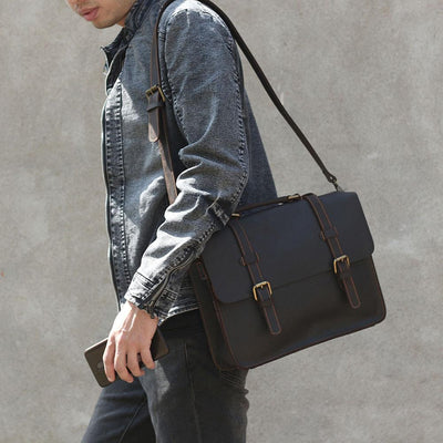 Wiebke | Leder-Kuriertasche