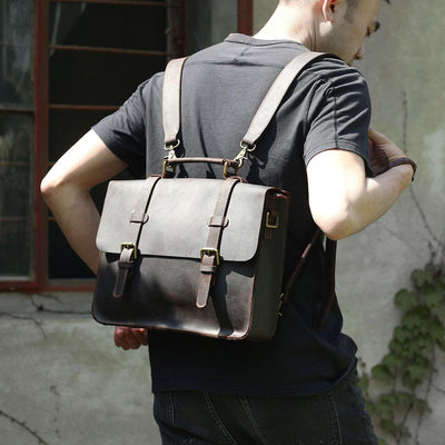 Wiebke | Leder-Kuriertasche