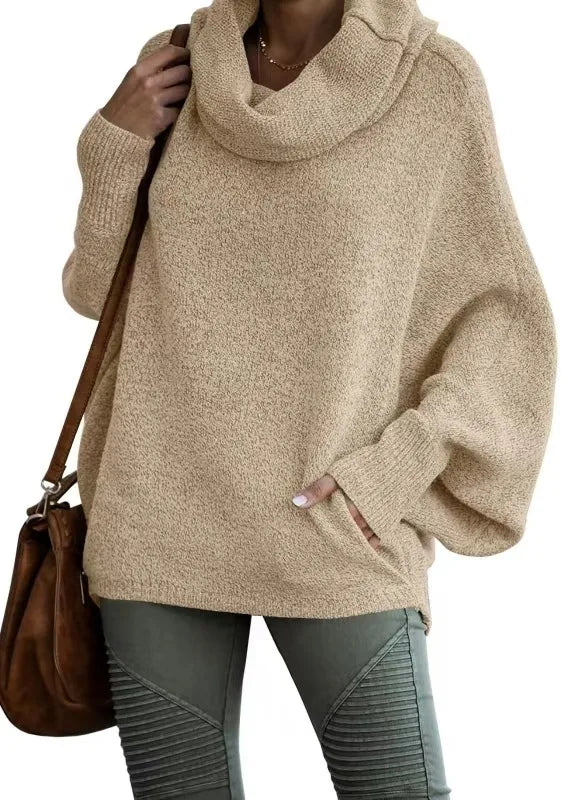 Penelope™ - Oversize-Kaschmir-Rollkragenpullover für Damen