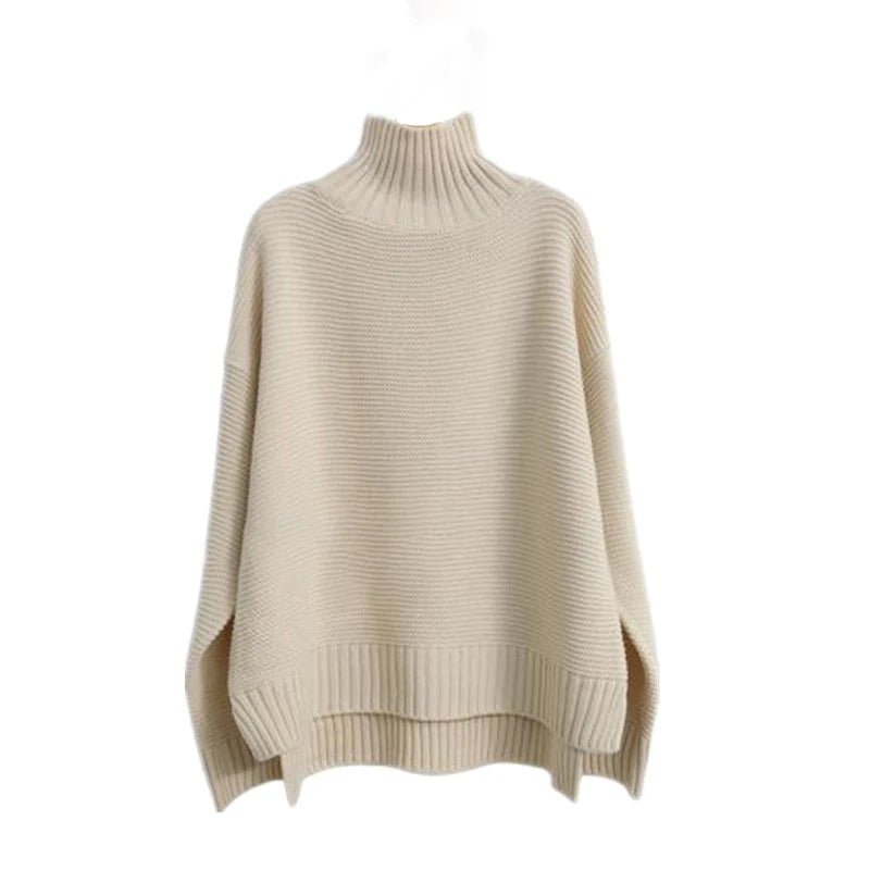 Isabella™ - Warmer Kaschmirpullover mit hohem Kragen für Damen