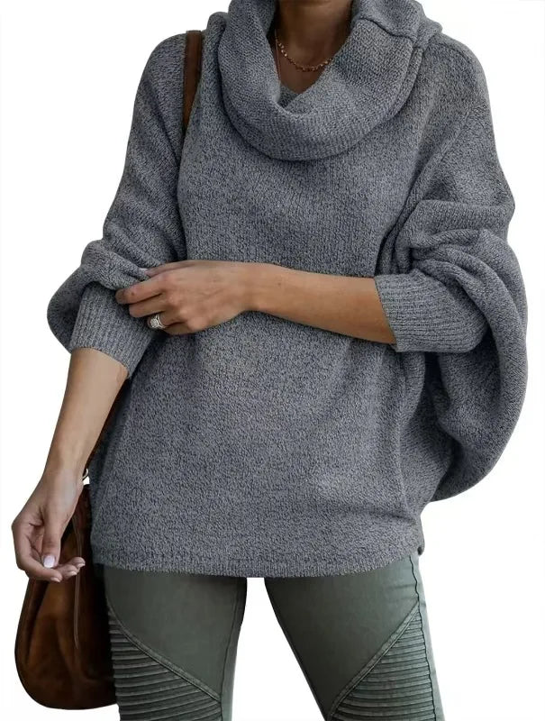 Penelope™ - Oversize-Kaschmir-Rollkragenpullover für Damen