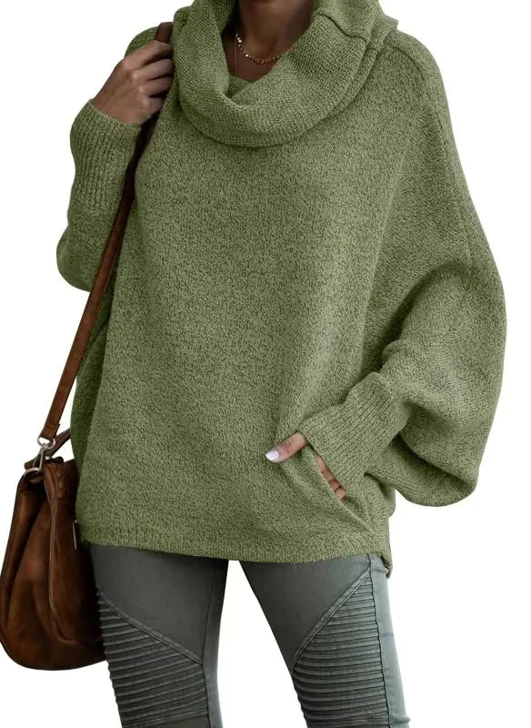 Penelope™ - Oversize-Kaschmir-Rollkragenpullover für Damen