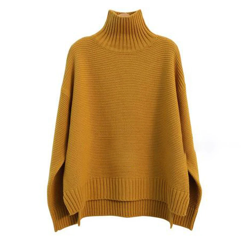 Isabella™ - Warmer Kaschmirpullover mit hohem Kragen für Damen