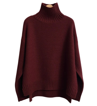 Isabella™ - Warmer Kaschmirpullover mit hohem Kragen für Damen
