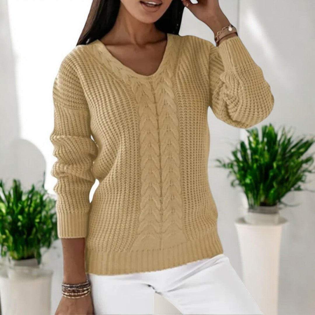 Freja | Nordischer Strickpullover